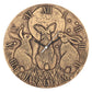 Terracotta Moon Shadows Clock by Lisa Parker