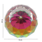 6cm Faceted Rainbow Crystal