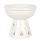 Off White Deep Bowl Oil Burner