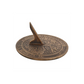 Tree Of Life Terracotta Sundial by Lisa Parker