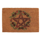 Natural Winter Solstice Pentagram Doormat