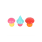 Set of 3 Mushroom Shaped Candles