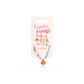 Orange Mushroom Beaded Pendant Necklace