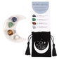 Success Healing Crystal Set with Moon Trinket Dish
