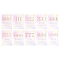 Angel Number Affirmation Cards with Wooden Stand
