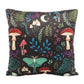 35cm Square Dark Forest Print Cushion