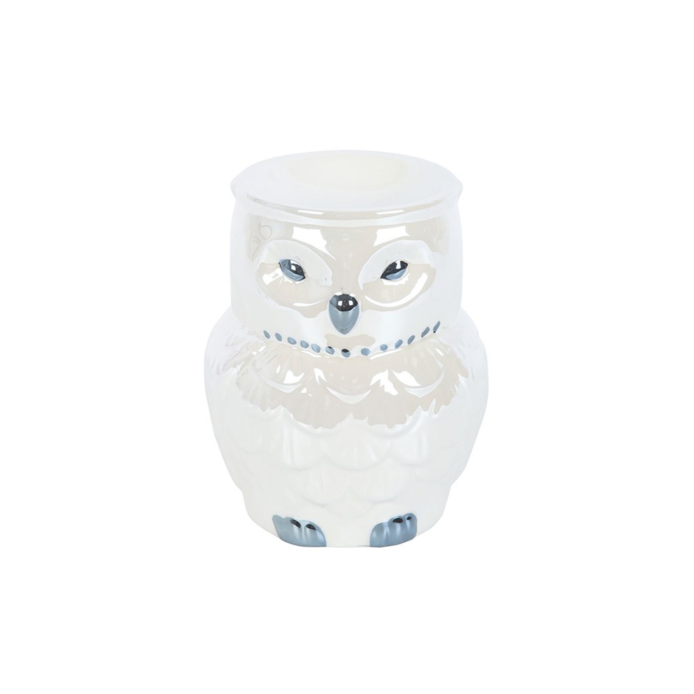 Owl Shaped Iridescent Oil Burner