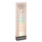 Set of 3 Chakra Balancing Taper Dinner Candles