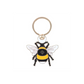 Forest Bee Enamel Keyring